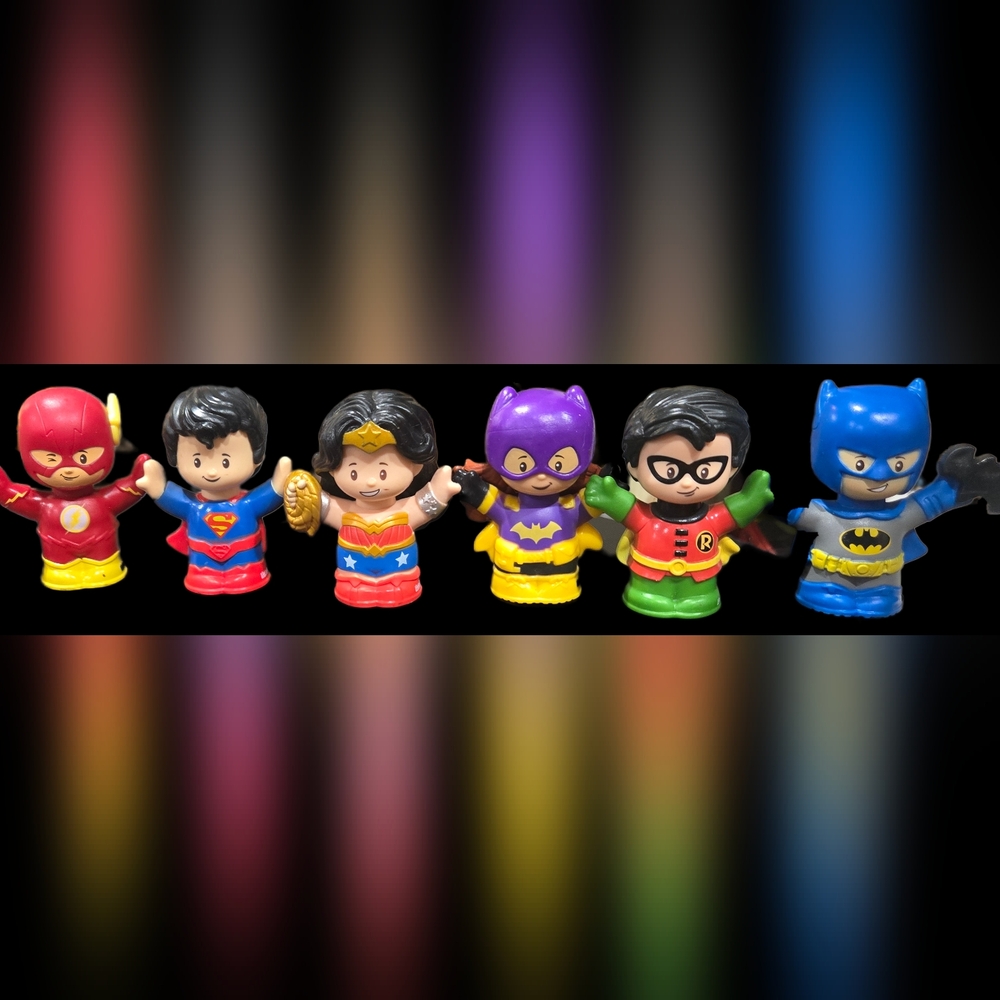 Fisher-Price Little People DC Super Friends Crime-Fighting Figure Pack
